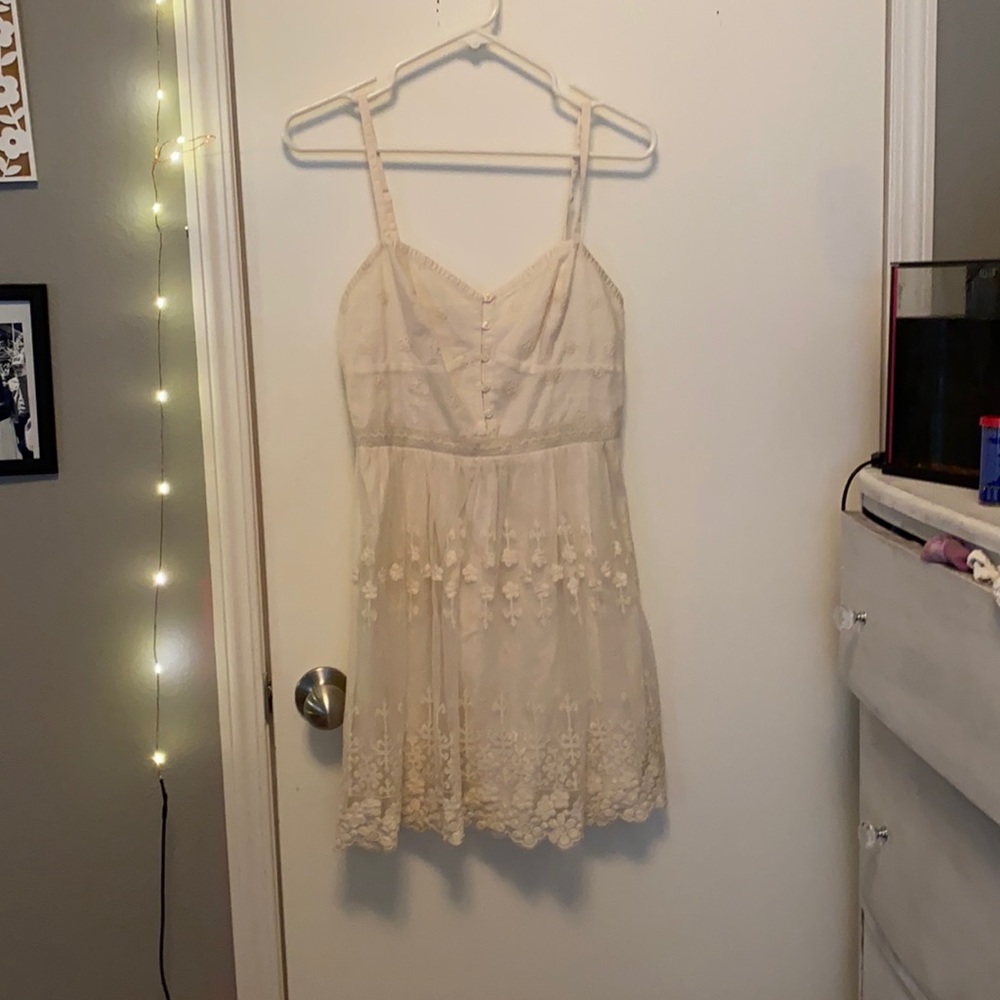 White American eagle dress